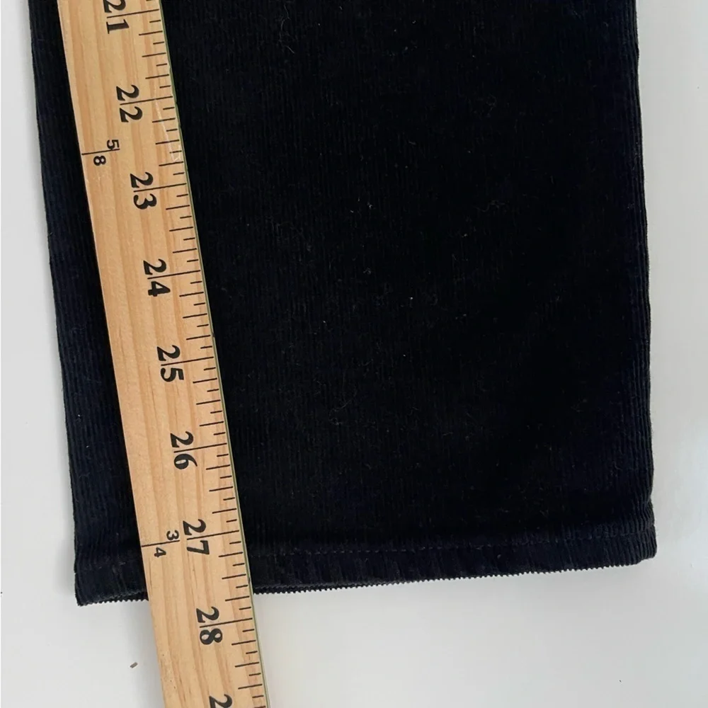 J.Crew Women's Black Vintage slim-straight corduroy pant Size 28, like new! - Picture 12 of 12